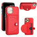 iPhone 11 Pro Shockproof Leather Phone Case with Card Holder - Red