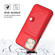 iPhone 11 Pro Shockproof Leather Phone Case with Card Holder - Red