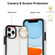 iPhone 11 Pro Non-slip Full Coverage Ring PU Phone Case with Wristband - White