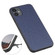 iPhone 11 Pro Hella Cross Texture Genuine Leather Protective Case  - Blue