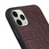iPhone 11 Pro Crocodile Texture Leather Protective Case  - Black