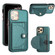 iPhone 11 Pro Shockproof Leather Phone Case with Card Holder - Green