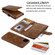 iPhone 11 Pro Retro Multifunctional Horizontal Flip PU Leather Case with Card Slot & Holder & Wallet & Photo Frame - Brown