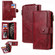 iPhone 11 Pro Retro Multifunctional Horizontal Flip PU Leather Case with Card Slot & Holder & Wallet & Photo Frame - Red