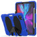 iPhone 11 Pro iPad Pro 11 inch  - 2020 Shockproof Colorful Silicon + PC Protective Case with Holder & Shoulder Strap & Hand Strap & Pen Slot - Dark Blue