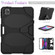 iPhone 11 Pro iPad Pro 11 inch  - 2020 Shockproof Colorful Silicon + PC Protective Case with Holder & Shoulder Strap & Hand Strap & Pen Slot - Black