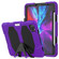 iPhone 11 Pro iPad Pro 11 inch  - 2020 Shockproof Colorful Silicon + PC Protective Case with Holder & Shoulder Strap & Hand Strap & Pen Slot - Purple