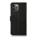 iPhone 11 Pro KHAZNEH Side-Magnetic Litchi Genuine Leather RFID Case  - Black