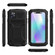 iPhone 11 Pro Shockproof Waterproof Dust-proof Metal + Silicone Protective Case with Holder - Black