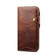 iPhone 11 Pro Denior Oil Wax Cowhide Magnetic Button Horizontal Flip Leather Case with Card Slots & Wallet - Brown