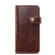 iPhone 11 Pro Denior Oil Wax Cowhide DK Magnetic Button Horizontal Flip Leather Case with Holder & Card Slots & Wallet - Brown