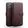 iPhone 11 Pro QIALINO Business Magnetic Buckle Horizontal Flip Leather Case with Card Slots - Dark Brown