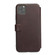 iPhone 11 Pro QIALINO Business Magnetic Buckle Horizontal Flip Leather Case with Card Slots - Dark Brown