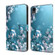 iPhone XR Crystal 3D Shockproof Protective Leather Phone Case - Plum Flower