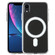 iPhone XR Magsafe Case Simple Magnetic Ring All-inclusive Clear Crystal Acrylic PC +TPU Shockproof Case - Transparent