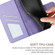 iPhone XR Sika Deer Embossing Pattern Horizontal Flip PU Leather Case with Holder & Card Slot & Wallet & Photo Frame - Purple
