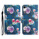 iPhone XR Painted Pattern Horizontal Flip Leather Case with Holder & Card Slot & Wallet - Fluorescent Rose