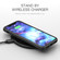 iPhone XR MG Series Carbon Fiber TPU + Clear PC Four-corner Airbag Shockproof Case - Black