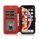iPhone XR Calf Texture Magnetic Buckle Horizontal Flip Leather Case with Holder & Card Slots & Wallet & Photo Frame - Red