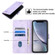 iPhone XR Skin-feel Embossed Leather Phone Case - Light Purple