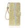 iPhone XR Glitter Powder Horizontal Flip Leather Case with Card Slots & Holder & Lanyard - Gold