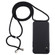iPhone XR Candy Color TPU Protective Case with Lanyard - Black