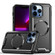 iPhone XR Armour Two-color MagSafe Magnetic TPU + PC Phone Case - Black