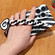 iPhone XR Frosted Bracelet TPU Phone Case - Zebra Texture