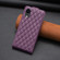 iPhone XR Diamond Lattice Vertical Flip Leather Phone Case - Dark Purple