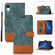 iPhone XR Splicing Leather Phone Case - Green