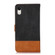 iPhone XR Splicing Leather Phone Case - Black