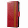 iPhone XR CaseNeo Business Splicing Dual Magnetic Buckle Horizontal Flip PU Leather Case with Holder & Card Slots & Wallet - Red