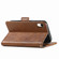 iPhone XR CaseNeo Business Splicing Dual Magnetic Buckle Horizontal Flip PU Leather Case with Holder & Card Slots & Wallet - Brown