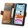 iPhone XR CaseNeo Business Splicing Dual Magnetic Buckle Horizontal Flip PU Leather Case with Holder & Card Slots & Wallet - Khaki