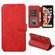 iPhone XR Shockproof PU + TPU Leather Phone Case - Red