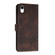 iPhone XR Cubic Skin Feel Flip Leather Phone Case - Brown