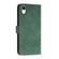 iPhone XR Cubic Skin Feel Flip Leather Phone Case - Green