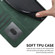 iPhone XR Cubic Skin Feel Flip Leather Phone Case - Green