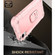 iPhone XR PC + Rubber 3-layers Shockproof Protective Case with Rotating Holder - Rose Gold
