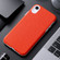 iPhone XR Business Cross Texture PC Protective Case - Orange Red