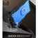 iPhone XR PC + Rubber 3-layers Shockproof Protective Case with Rotating Holder - Black + Blue
