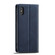iPhone XR Forwenw F2 Series Magnetic Horizontal Flip Leather Case with Holder & Card Slots & Wallet - Blue