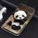 iPhone XR Voltage Colored Drawing Magnetic Clasp Horizontal Flip PU Leather Case with Holder & Card Slots - C18 Wood Board Panda
