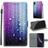 iPhone XR Voltage Colored Drawing Magnetic Clasp Horizontal Flip PU Leather Case with Holder & Card Slots - C05 Purple Blue Water Drops