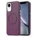 iPhone XR Side Leather Magsafe Phone Case - Dark Purple