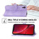iPhone XR Skin-feel Flowers Embossed Wallet Leather Phone Case - Purple