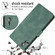 iPhone XR Retro Magnetic Closing Clasp Horizontal Flip Leather Case with Holder & Card Slots & Photo Frame & Wallet - Green
