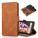 iPhone XR Retro Magnetic Closing Clasp Horizontal Flip Leather Case with Holder & Card Slots & Photo Frame & Wallet - Brown