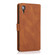 iPhone XR Retro Magnetic Closing Clasp Horizontal Flip Leather Case with Holder & Card Slots & Photo Frame & Wallet - Brown