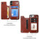 iPhone 7 Plus / 8 Plus Retro PU Leather Case Multi Card Holders Phone Cases - Black